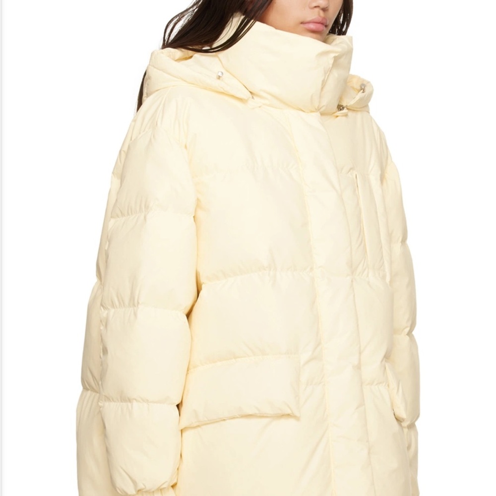 Frankie Shop Light Cream Puffer Jacket - Picture 2 of 6